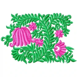 AllOver Floral Embroidery Design
