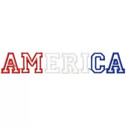 America Embroidery Design