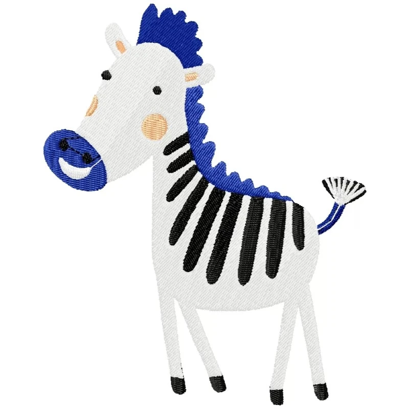 Baby Zebra Machine Embroidery Design