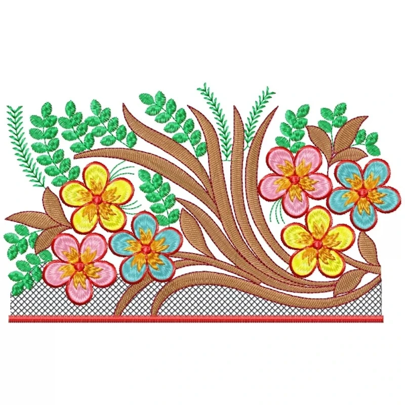 Beautiful Indian Machine Embroidery Design