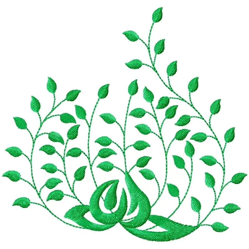 Beautiful Leaves Embroidery Design
