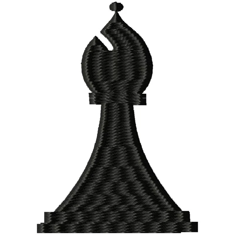 Bishop Chess Game Embroidery_EmbroideryShristi