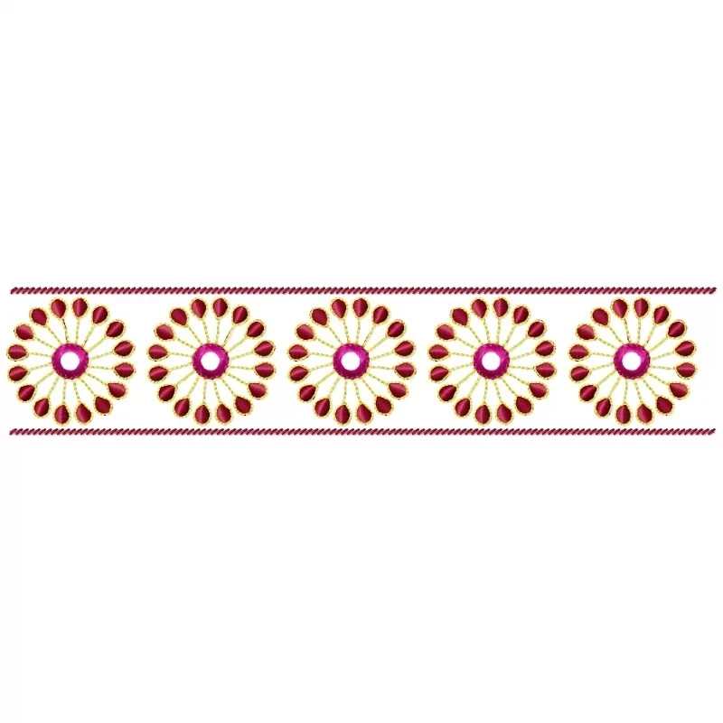 Border Embroidery Pattern Design