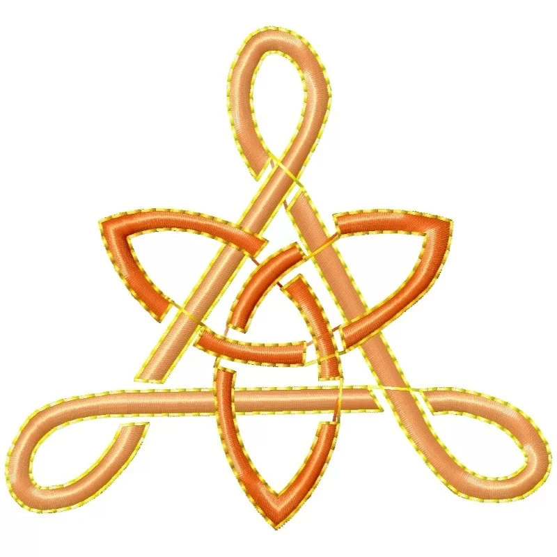 Celticknot Triangle Machine Embroidery Design