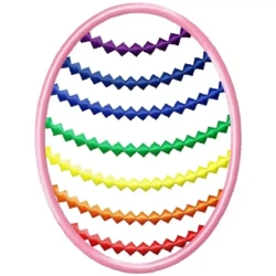 Colorful Easter Egg Motif Design