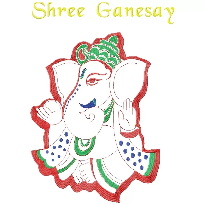Copy of Lord Ganesh Embroidery Design