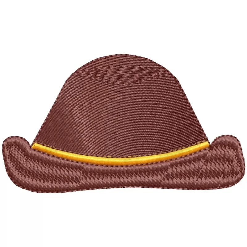 Cowboy Hat Machine Embroidery Design