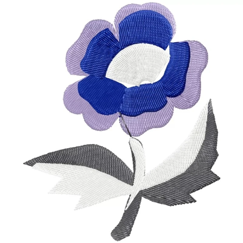 Cute Embroidery Flower Design
