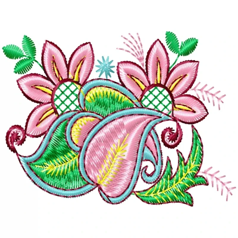 Decor Floral Embroidery Design