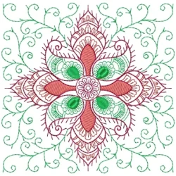 Floral Placemat Embroidery Design