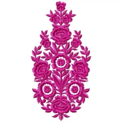 Flower EveryWhere Butta Embroidery Design