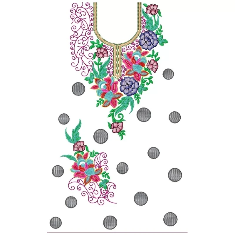 Full Embroidery Dress Design_EmbroideryShristi_12