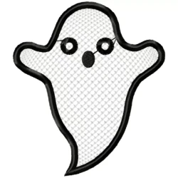 Halloween Ghost Machine Embroidery Design