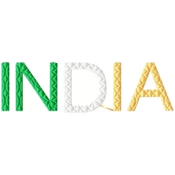 India Bharat Embroidery Design