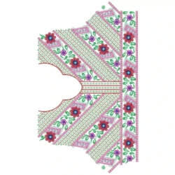 Indian Choli Neckline Pattern Design