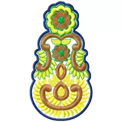 Indian Patch Machine Embroidery Design