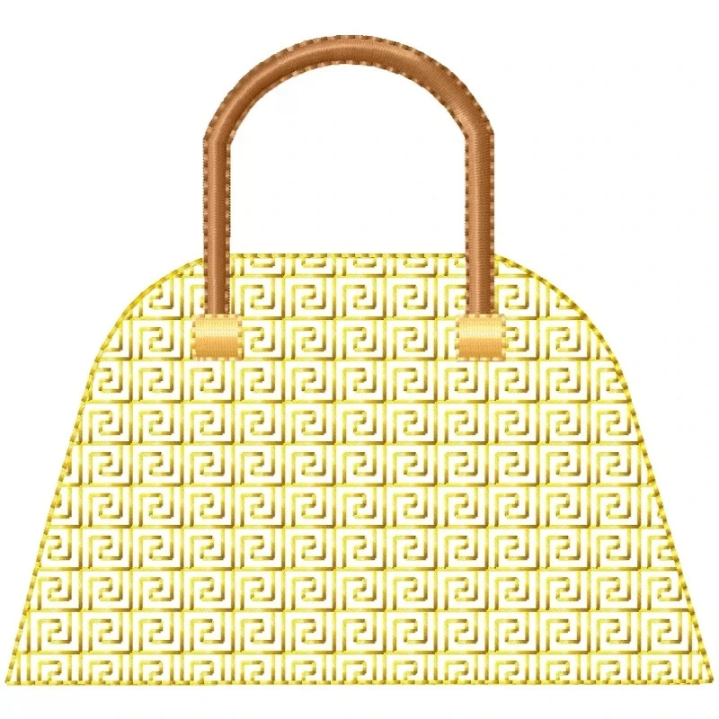 Lady Purse Filled With Motif