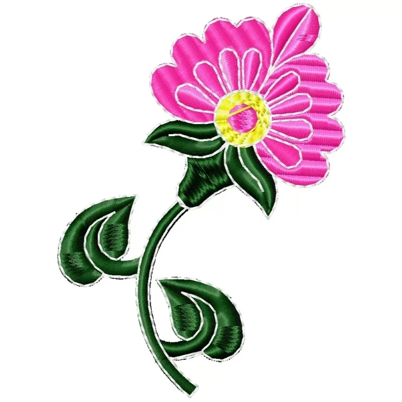 Latest Beautiful Blooming Flower Embroidery Design