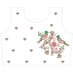 Latest Bird Choli Neckline Embroidery Design