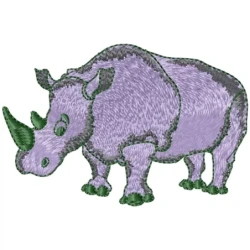 Rhino Animal EmbroideryShristi Design