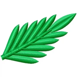 Sago Palm Leaf Embroidery Design