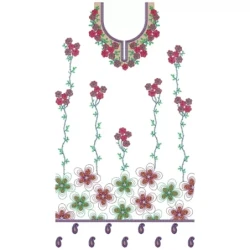 Sequin Indian Embroidery Dress Complete Design
