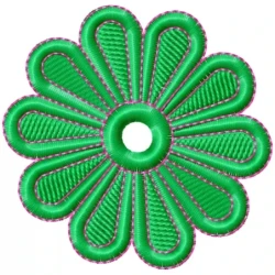 SSimple Flower Machine Embroidery Design