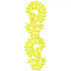 Leaves Machine Embroidery Design Floral
