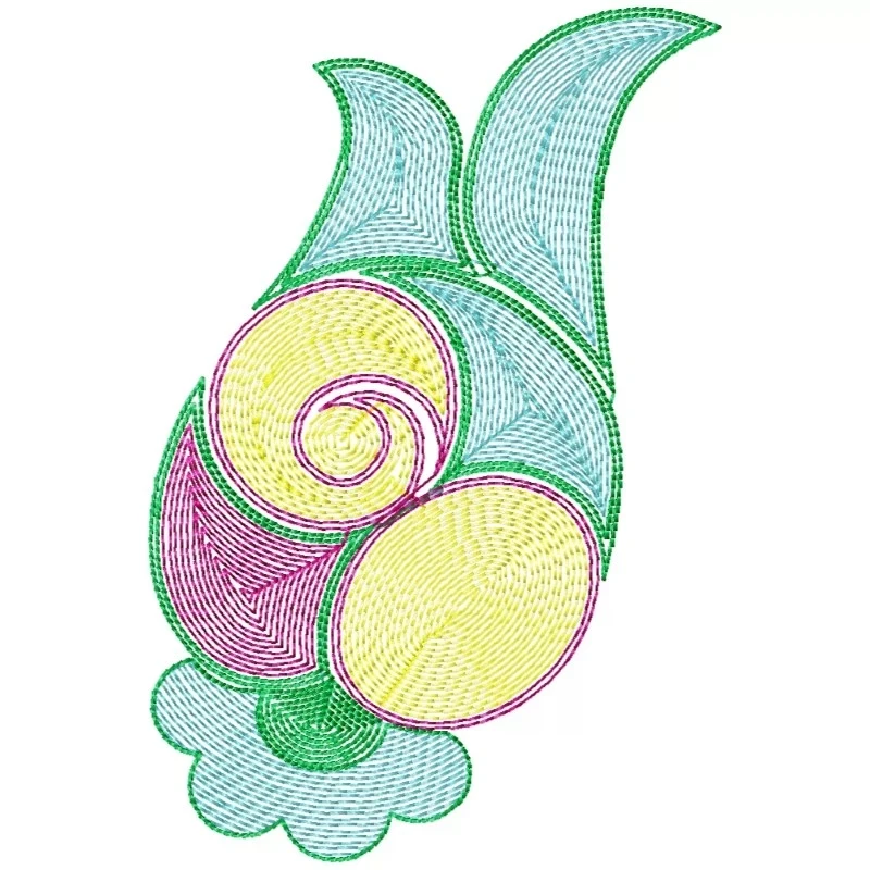 Lineart Machine Embroidery Pattern Design