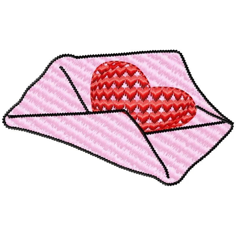 Love Letter Embroiderey Design