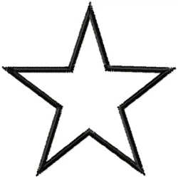 Mini 2x2 Star Embroidery Design