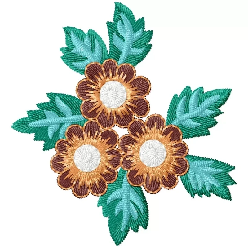 New Free Floral Machine Embroidery Design