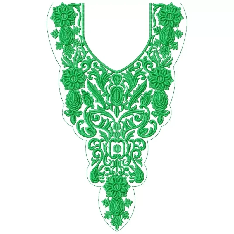 New Neckline Embroidery Design