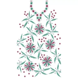 New Traditional Full Embroidery Dress Design