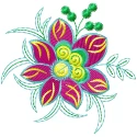 Love Latter Embroidery Design