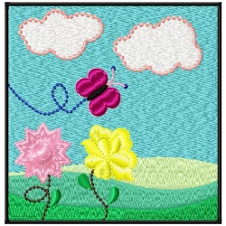 Shining Day, The Morning Machine Embroidery Design
