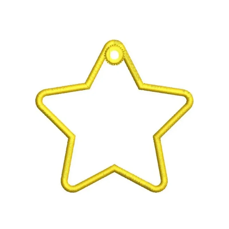 Eyelet Star Outine Embroidery Design