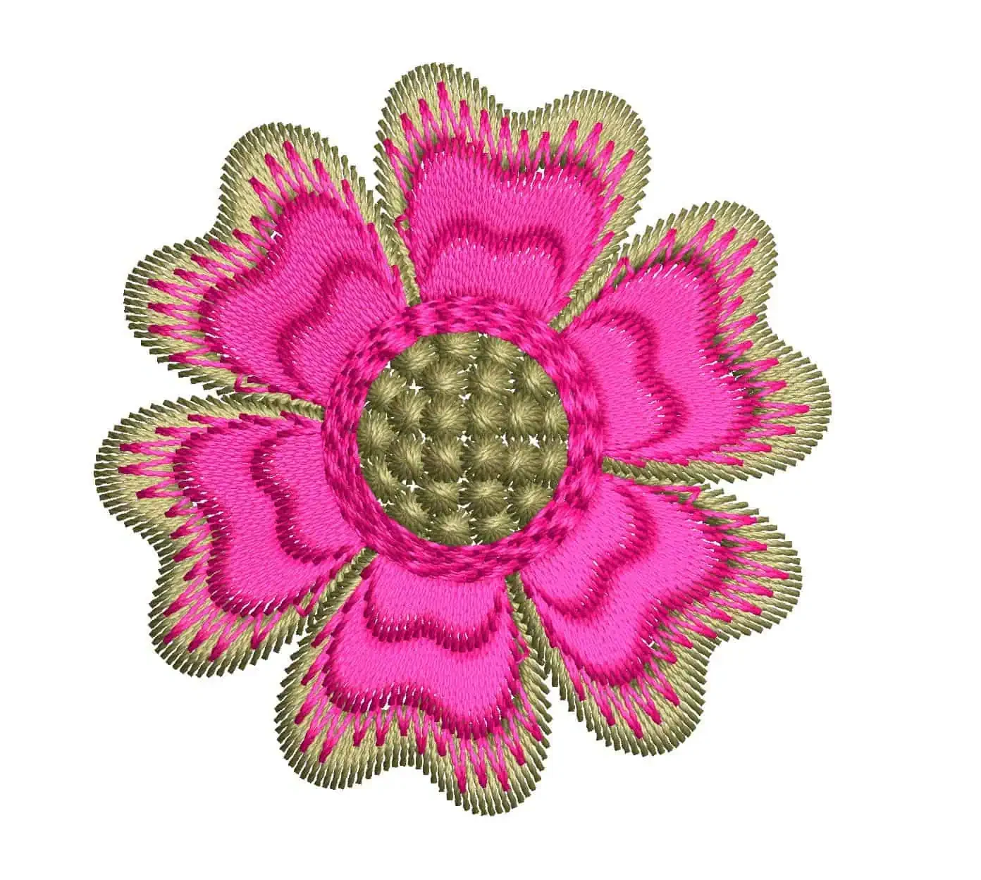 Golden Heart Outline1 Machine Embroidery Design - EmbroideryShristi