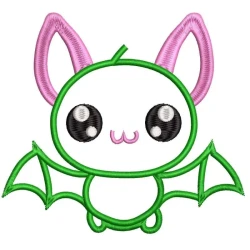 Funky & Cute Baby Bat Animal Outline Freebie