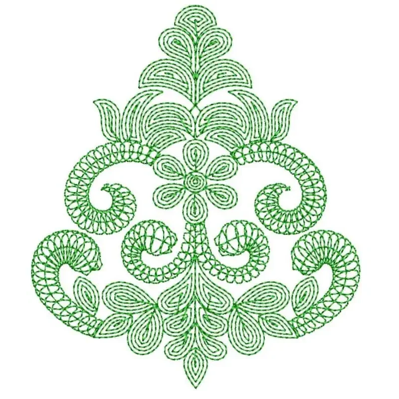 Lineart Coil Stitches Freebie Design