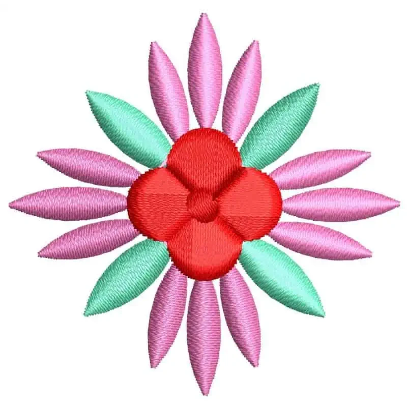 2x2 Colorful Flower Freebie